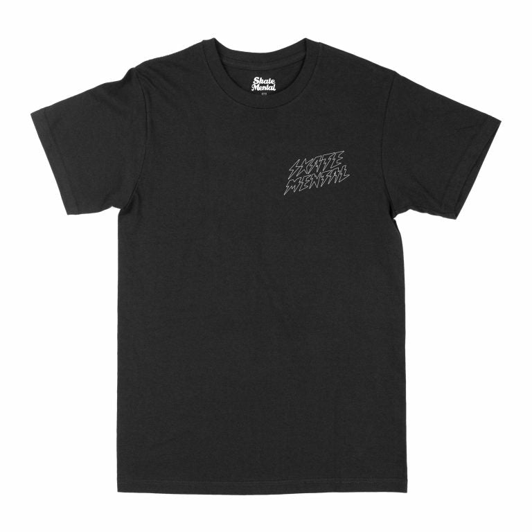 Bolts Tee Black - Skate Mental