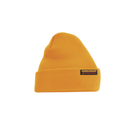 Banned Beanie Orange - Censorship