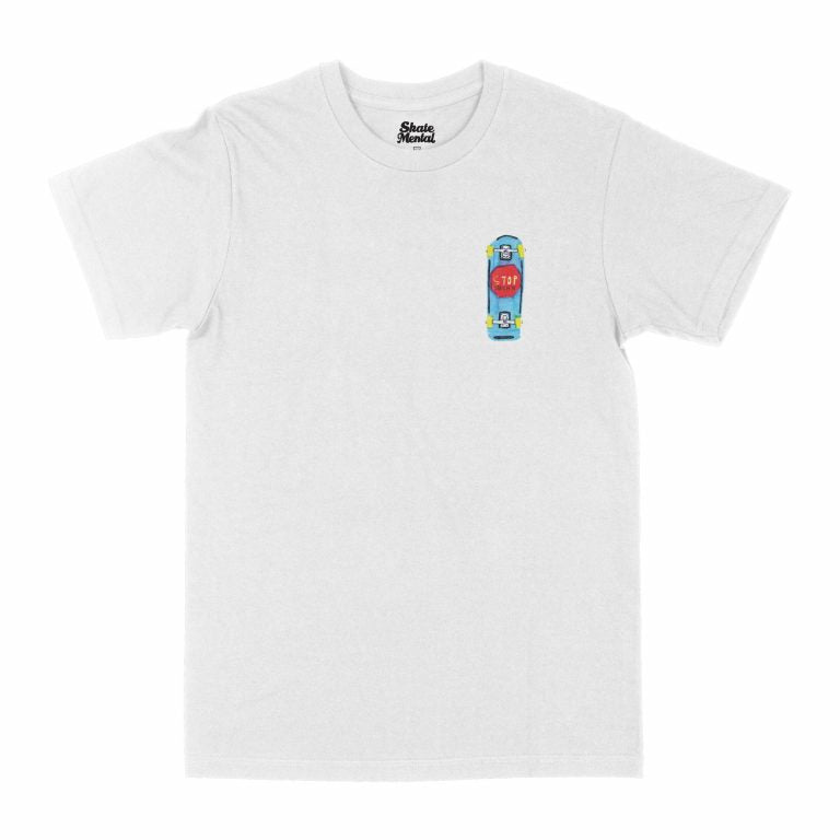 Mini Boards Tee White - Skate Mental