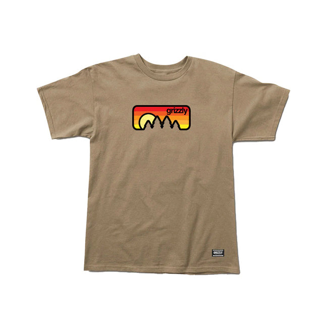 Sunset Tee - Grizzly