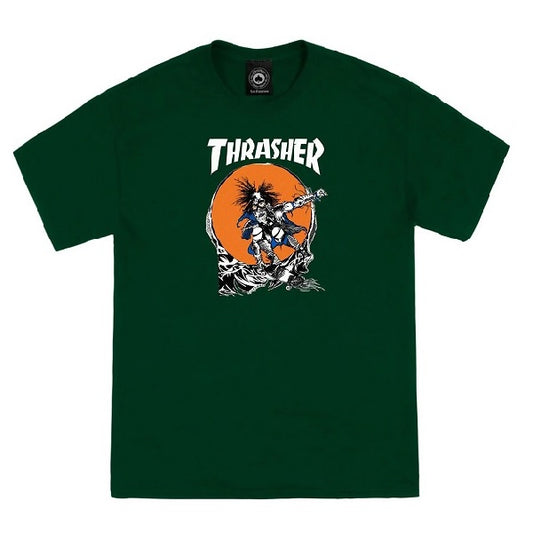 Skate Outlaw Forest Green Tee - Thrasher Magazine