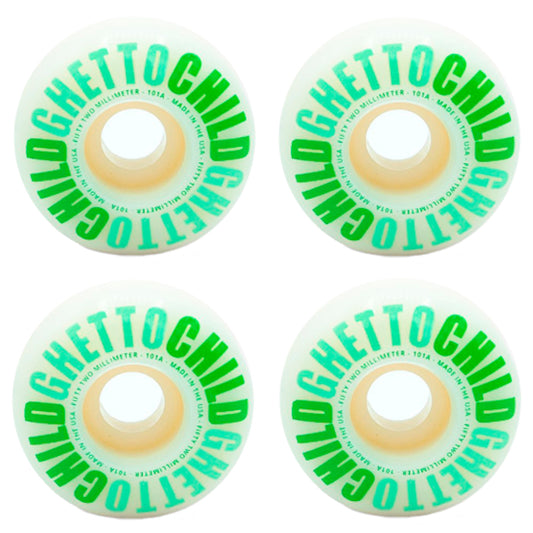 Classic Logo Green 52mm 101A  - Ghetto Child