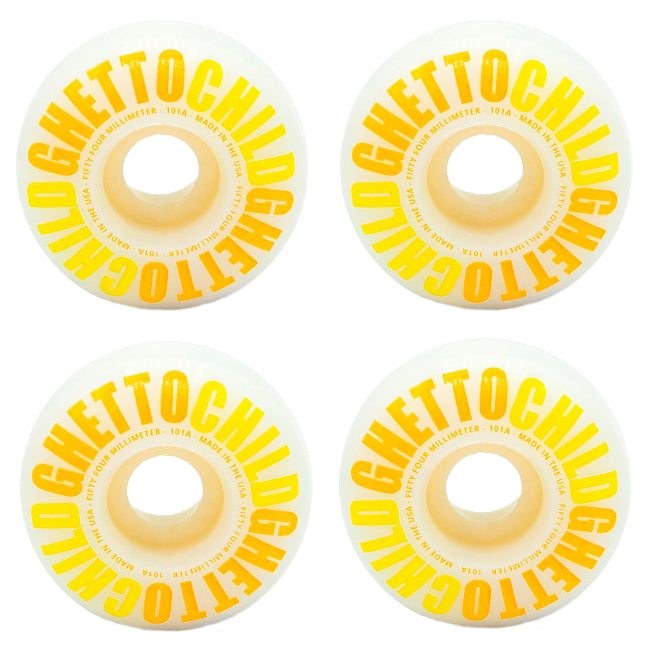 Classic Logo Yellow 54mm 101A - Ghetto Child