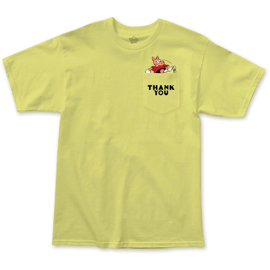 Skate Oasis Pocket Tee Yellow - Thank You