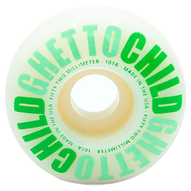 Classic Logo Green 52mm 101A  - Ghetto Child