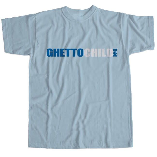 Monotone Classic USA Blue Tee - Ghetto Child