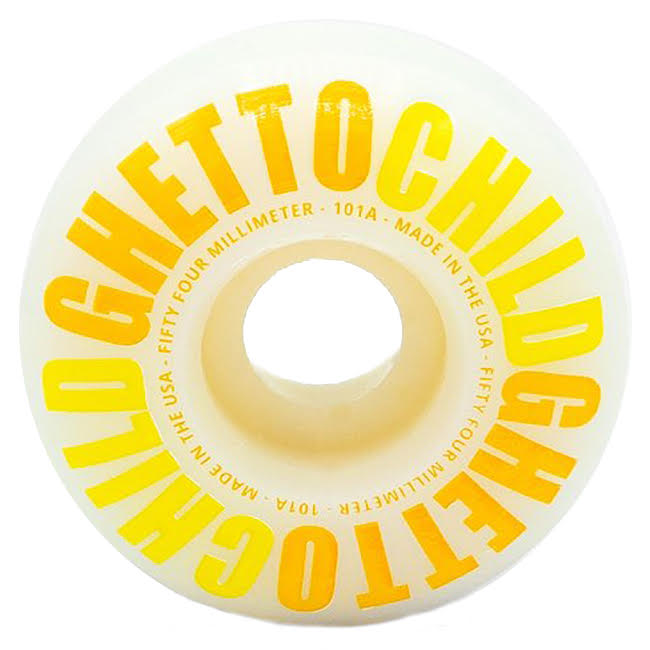 Classic Logo Yellow 54mm 101A - Ghetto Child